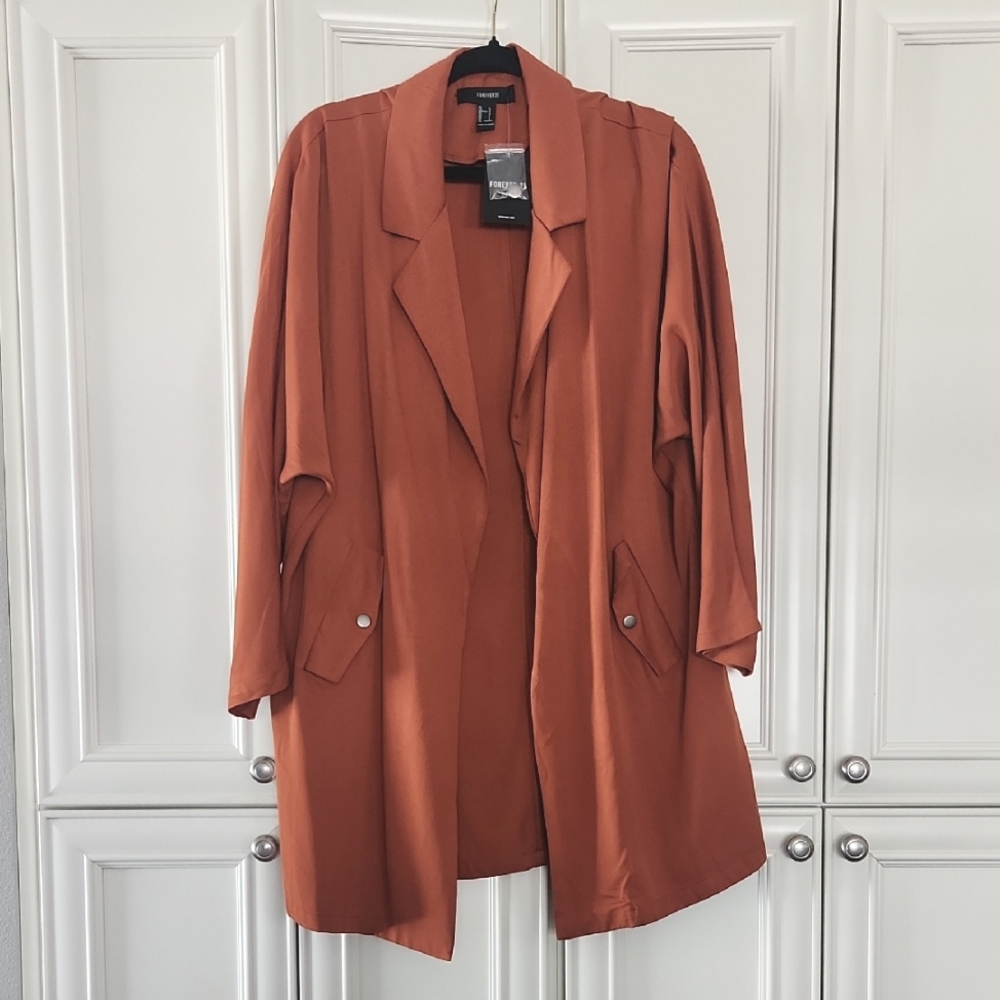 NWT F21 | Waterfall Utility Trench Jacket - Picture 1 of 6